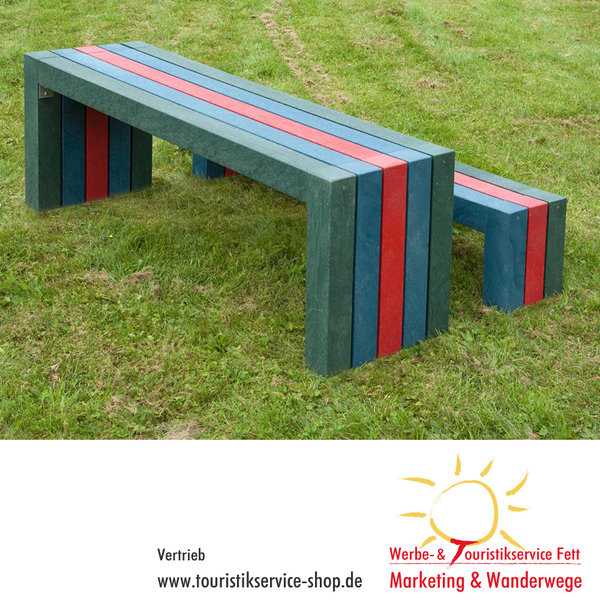 Kinder-Tisch Kubus 1,50 m Recycling-Kunststoff